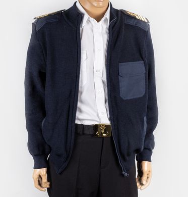 Uniform jacket with a zipper (wool mixture)