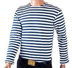 Warm telniashka (striped vest) - Premium