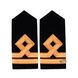 Category 5 Premium shoulder straps (corresponding to the position of third officer, fourth engineer), Черный