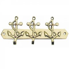 Sea Club hanger "Anchor" with three hooks (16x7cm)