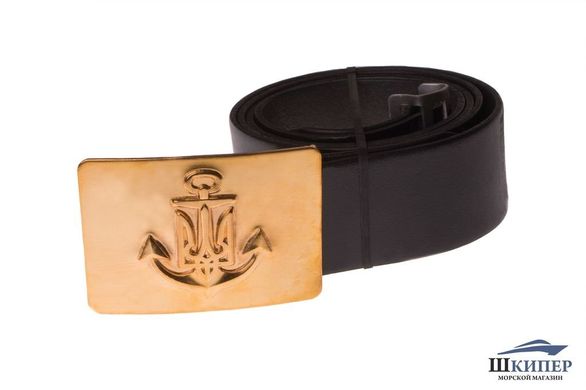Leather belt with buckle (old design)