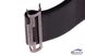 Leather belt with buckle (old design), Черный