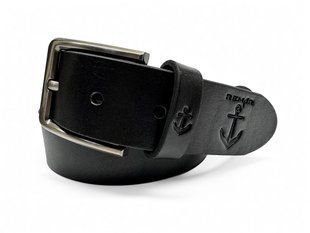 Italian leather belt, Remar, (black), RM1015