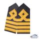 Category 9 Leather shoulder straps (corresponding to the position of Captain), Черный