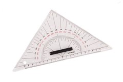 Protractor triangle with handle
