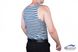 Telniashka (striped vest) - marine T-shirt - Premium, Сине-белый, 40