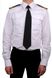 Long-sleeved uniform shirt 97% cotton, Белый, 44