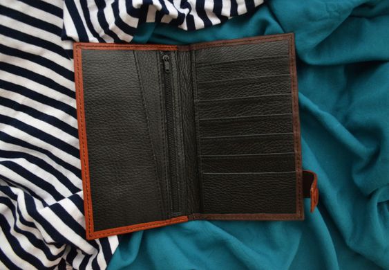 Leather wallet "Sea Wolf"