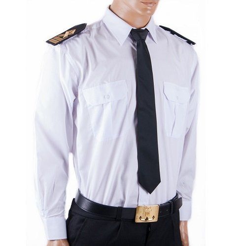 Белая полицейская рубашка