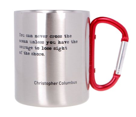 Metal cup "Christopher Columbus” (Seagull) carabiner