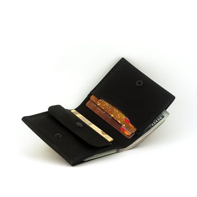 Чоловічий гаманець з відділенням для монет Wallet Square - Чорний