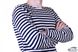Telniashka (striped vest) - cotton, Elit, Сине-белый, 46