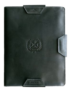 Air - Folder for maritime documents made of genuine leather