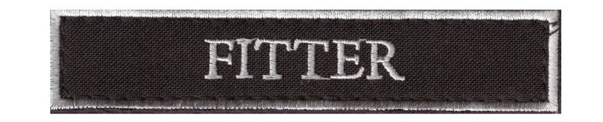 Patch for overalls "FITTER"