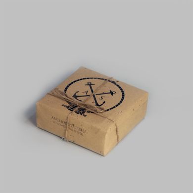 Подарунковий набір для чоловіка Wallet Square Box - Black (Гаманець + Браслет + Коробочка)