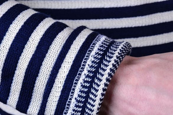 Warm telniashka (striped vest) cotton, double yarn - Elite