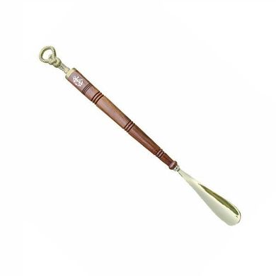 Shoehorn with wooden handle 62 cm