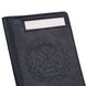 Обложка для паспорта моряка из экокожи, Темно-синий