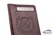 Обложка для паспорта из экокожи, Бордовый