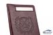Обложка для паспорта из экокожи, Бордовый