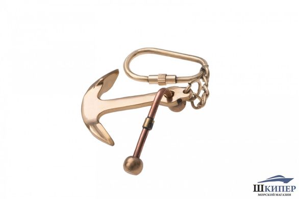 Keychain "Admiralty Anchor", brass