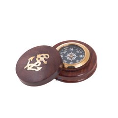 Compass in a wooden case