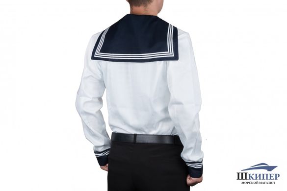 White sailor shirt stretch