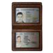 Cover purse for car documents / new passpost — brown, Коричневый