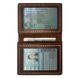 Обложка портмоне для автодокументов / нового паспорта — коричневая, Коричневый