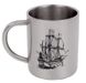 Metal cup "Francis Drake" (Sailboat), Белый