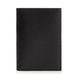 Cover for documents: ID card / driving licence — Black — Natural  leather, Черный